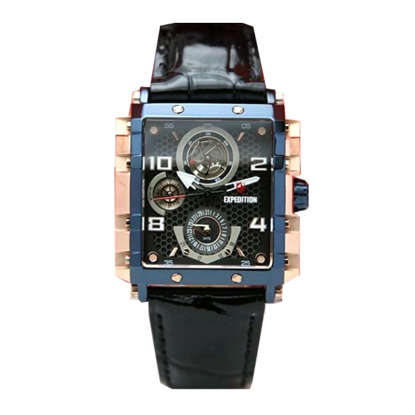 Expedition 6757 Rosegold Blue Black Leather Lady BFLURBA